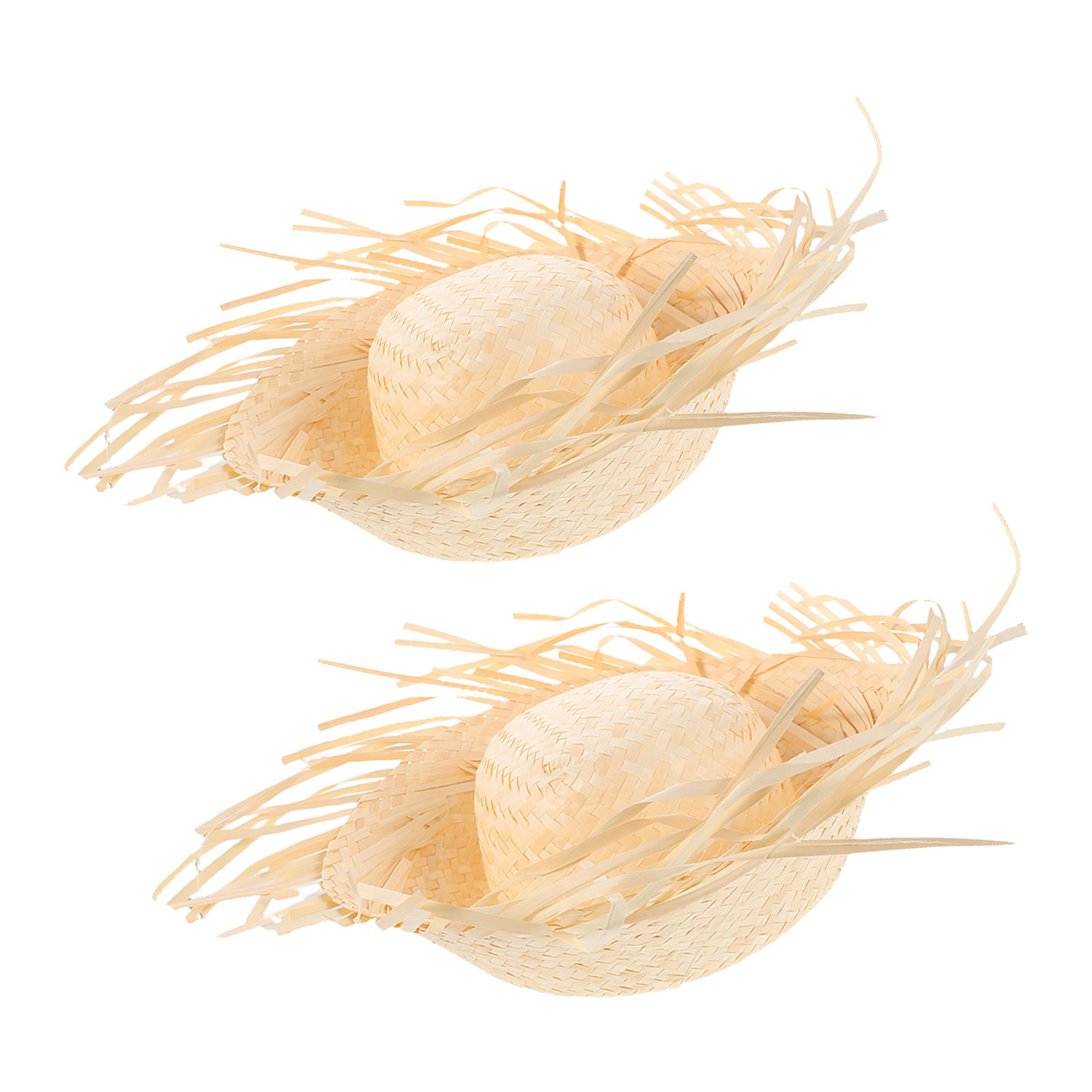 2Pcs Hawaiian Straw Hat Chicke - огляд і ціна Hat Floppy Wide